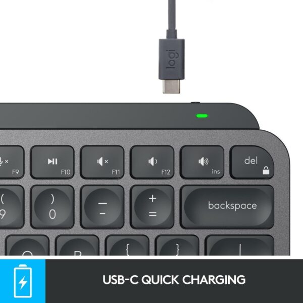 Kurzinfo: Logitech MX Keys Mini - Tastatur - hinterleuchtet - Bluetooth - AZERTY - Französisch - Graphite Gruppe Tastaturen Hersteller Logitech Hersteller Art. Nr. 920-010482 Modell MX Keys Mini EAN/UPC 5099206098862 Produktbeschreibung: Logitech MX Keys Mini - Tastatur - AZERTY - Französisch - Graphite Gerätetyp Tastatur Hintergrundbeleuchtet Ja Schnittstelle Bluetooth Lokalisierung und Layout AZERTY Französisch Tastaturkurzbefehl-Funktion Stummtaste