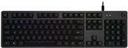 Logitech Gaming G512 – Tastatur – backlit – USB – US International – Tastenschalter: GX Brown Tactile – Kohle