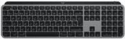 Logitech MX Keys für Mac – Tastatur – hinterleuchtet – Bluetooth, 2.4 GHz – QWERTY – Spanisch – Space-grau