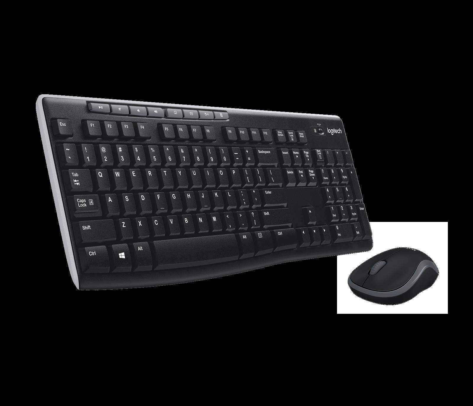 Logitech MK270 Wireless Combo for Education with Protective Keyboard Cover – Tastatur-und-Maus-Set – kabellos – 2,4 GHz – Universität (920-010028)