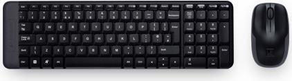 Logitech Wireless Combo MK220 – Tastatur-und-Maus-Set – kabellos – 2.4 GHz – Portugiesisch