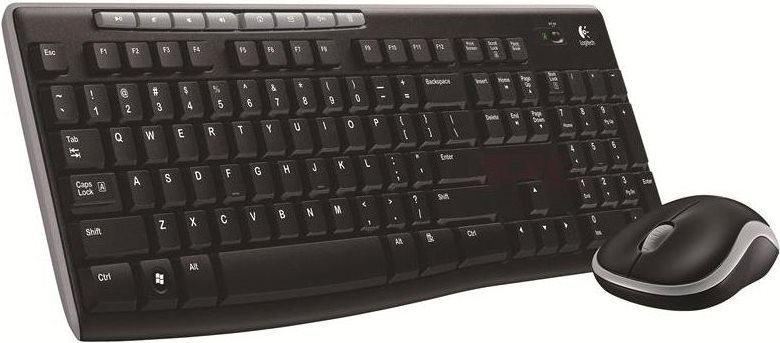 Logitech Wireless Combo MK270 – Tastatur-und-Maus-Set – drahtlos – 2,4 GHz – Laout: US (920-004508)