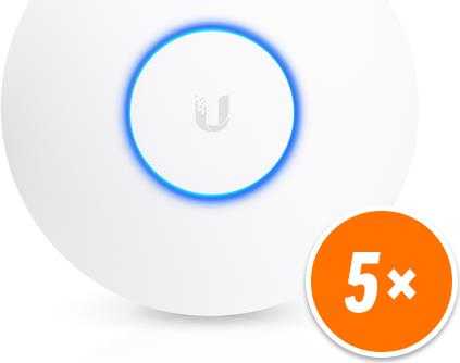 Ubiquiti Unifi UAP-AC-SHD – Drahtlose Basisstation – 802,11ac Wave 2 – Wi-Fi – Dualband (Packung mit 5) (UAP-AC-SHD-5)