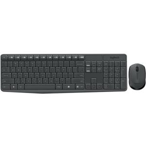 Kurzinfo: Logitech MK235 - Tastatur-und-Maus-Set - kabellos - 2.4 GHz - Portugiesisch Gruppe Tastaturen Hersteller Logitech Hersteller Art. Nr. 920-007917 Modell MK235 EAN/UPC 5099206063907 Produktbeschreibung: Logitech MK235 - Tastatur-und-Maus-Set - Portugiesisch Gerätetyp Tastatur-und-Maus-Set Schnittstelle 2.4 GHz Kabelloser Empfänger Kabelloser Empfänger (USB) Eingabegerät Tastatur Anschlusstechnik Kabellos Lokalisierung und Layout Portugiesisch Schutz Spritzwasserbeständig Numerische Tastatur Ja Zeigegerät Maus - kabellos - optisch Ausführliche Details Allgemein Gerätetyp Tastatur-und-Maus-Set Schnittstelle 2.4 GHz Max. Betriebsabstand Bis zu 10 m Kabelloser Empfänger Kabelloser Empfänger (USB) Abmessungen (B x T x H)/Gewicht Tastatur: 43.55 cm x 13.75 cm x 2.05 cm / 475 g Maus: 6.15 cm x 9.77 cm x 3.52 cm / 70.5 g Drahtlosempfänger: 1.87 cm x 1.44 cm x 0.66 cm / 2 g Eingabegerät Typ Tastatur - kabellos Lokalisierung und Layout Portugiesisch Schutz Spritzwasserbeständig Besonderheiten