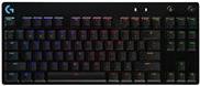 Kurzinfo: Logitech G Pro Mechanical Gaming Keyboard - Tastatur - Hintergrundbeleuchtung - USB - AZERTY - Französisch - Tastenschalter: GX Blue Clicky - Schwarz Gruppe Tastaturen Hersteller Logitech Hersteller Art. Nr. 920-009390 EAN/UPC 5099206086401 Produktbeschreibung: Logitech G Pro Mechanical Gaming Keyboard - Tastatur - AZERTY - Französisch - Schwarz Gerätetyp Tastatur Hintergrundbeleuchtet RGB Schnittstelle USB Anschlusstechnik Kabelgebunden Lokalisierung und Layout AZERTY Französisch Tastaturkurzbefehl-Funktion Programmierbar Gaming Ja Tastenschaltertyp GX Blue Clicky Farbe Schwarz Abmessungen (Breite x Tiefe x Höhe) 36.1 cm x 15.3 cm x 3.4 cm Ausführliche Details Allgemein Gerätetyp Tastatur Hintergrundbeleuchtet RGB Schnittstelle USB Eingabegerät Tastaturkurzbefehl-Funktion Programmierbar Lokalisierung und Layout AZERTY Französisch Tastaturtechnologie Mechanisch Tastenschaltertyp GX Blue Clicky Gaming Ja Einstellbare Höhe Ja Abnehmbares Kabel Ja Breite 36.1 cm Tiefe 15.3 cm Höhe