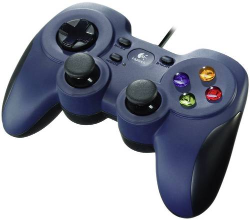 Logitech Gaming F310 Controller Gamepad PC Blau