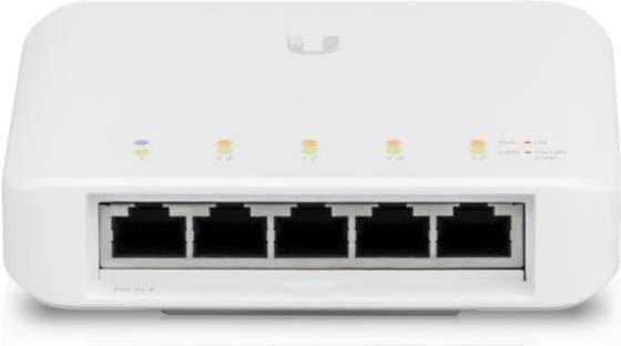 Ubiquiti UniFi Switch USW-FLEX – Switch – managed – 5 x 10/100/1000 (PoE) – wandmontierbar, Stangenmontage – PoE (46 W) (USW-FLEX)