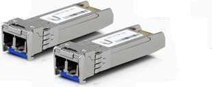 Ubiquiti U Fiber Single-Mode – SFP+ (Mini-GBIC)-Transceiver-Modul – 10 Gigabit Ethernet (Packung mit 2) (UF-SM-10G)