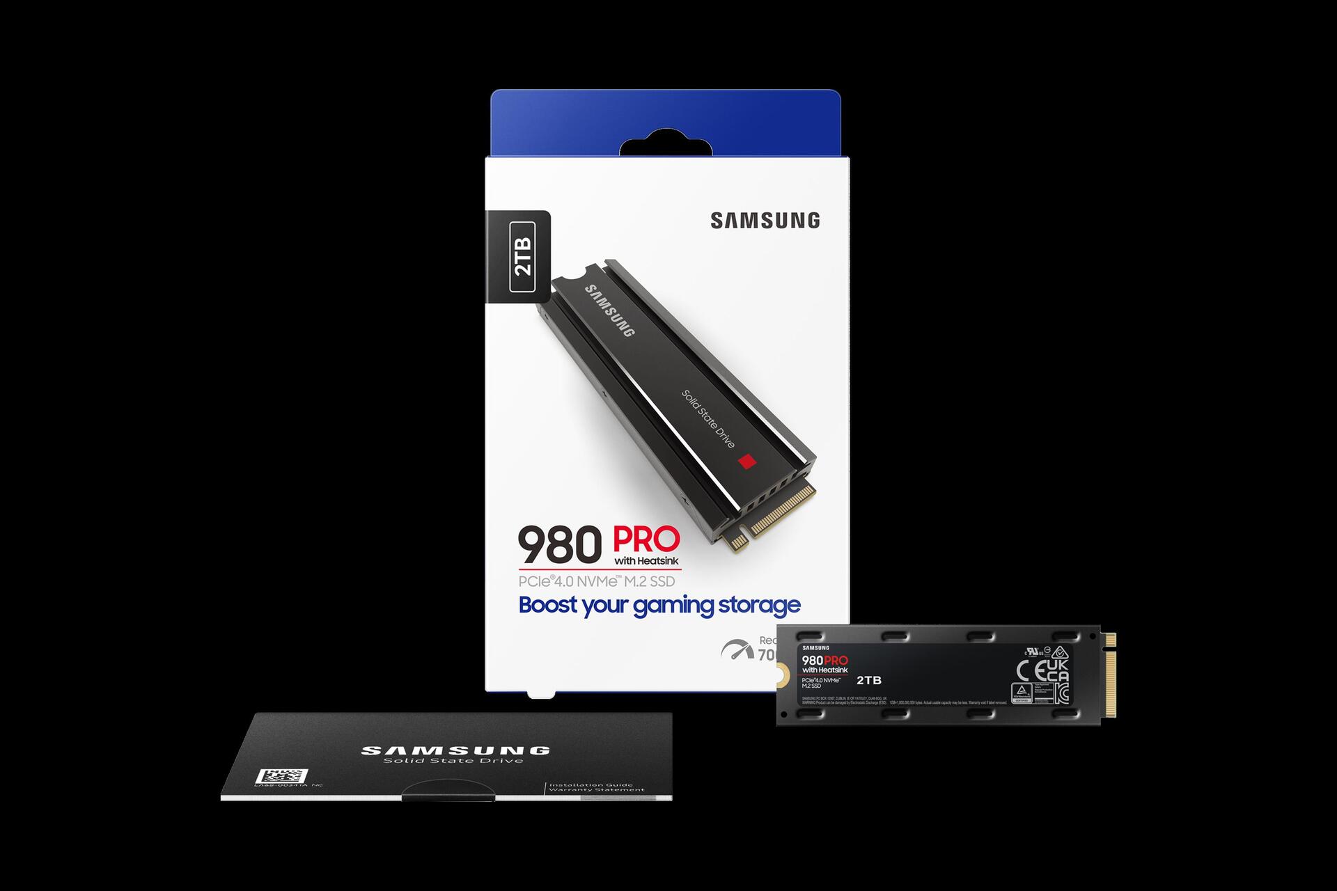 Kurzinfo: Samsung 980 PRO MZ-V8P2T0CW - SSD - verschlüsselt - 2 TB - intern - M.2 2280 - PCIe 4.0 x4 (NVMe) - Puffer: 2 GB - 256-Bit-AES - TCG Opal Encryption 2.0 - für Sony PlayStation 5 Gruppe Festplatten Hersteller Samsung Hersteller Art. Nr. MZ-V8P2T0CW Modell 980 PRO MZ-V8P2T0CW EAN/UPC 8806092837690 Produktbeschreibung: Samsung 980 PRO MZ-V8P2T0CW - Solid-State-Disk - 2 TB - PCI Express 4.0 x4 (NVMe) Produktbeschreibung Samsung 980 PRO MZ-V8P2T0CW - SSD - 2 TB - PCIe 4.0 x4 (NVMe) Typ Solid-State-Disk - intern Typ Solid State Drive - intern Kapazität 2 TB Hardwareverschlüsselung Ja Verschlüsselungsalgorithmus 256-Bit-AES Formfaktor M.2 2280 Schnittstelle PCI Express 4.0 x4 (NVMe) Schnittstelle PCIe 4.0 x4 (NVMe) Puffergrösse 2 GB Merkmale TRIM-Unterstützung