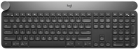 Logitech Craft Advanced with Creative Input Dial – Tastatur – hinterleuchtet – Bluetooth, 2.4 GHz – QWERTY – Italienisch