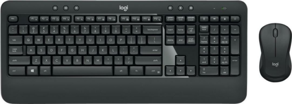 Kurzinfo: Logitech MK540 Advanced - Tastatur-und-Maus-Set - kabellos - 2.4 GHz - QWERTY - Italienisch Gruppe Tastaturen Hersteller Logitech Hersteller Art. Nr. 920-008679 Modell MK540 Advanced EAN/UPC 5099206077416 Produktbeschreibung: Logitech MK540 Advanced - Tastatur-und-Maus-Set - QWERTY - Italienisch Gerätetyp Tastatur-und-Maus-Set Schnittstelle 2.4 GHz Kabelloser Empfänger Logitech Unifying-Empfänger Eingabegerät Tastatur Anschlusstechnik Kabellos Lokalisierung und Layout QWERTY Italienisch Numerische Tastatur Ja Zeigegerät Maus - kabellos - optisch - rechts- und linkshändig Anzahl Tasten 3 Ausführliche Details Allgemein Gerätetyp Tastatur-und-Maus-Set Schnittstelle 2.4 GHz Max. Betriebsabstand Bis zu 10 m Kabelloser Empfänger Logitech Unifying-Empfänger Abmessungen (B x T x H)/Gewicht Tastatur: 45.73 cm x 19.35 cm x 2.4 cm / 805 g Maus: 6.18 cm x 11.15 cm x 3.92 cm / 73.5 g Eingabegerät Typ Tastatur - kabellos Einstellbare Höhe Ja Handauflage Ja Besonderheiten Nummernblock Zeigegerät