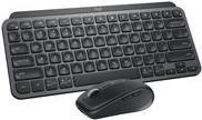 Logitech MX Keys Mini Combo for Business – Tastatur-und-Maus-Set – hinterleuchtet – kabellos – Bluetooth LE – AZERTY – Französisch – Graphite