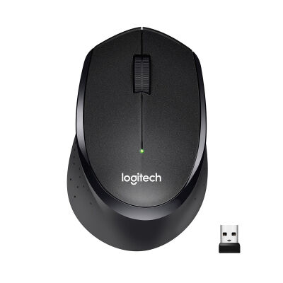 Logitech B330 Silent Plus, kabellose Maus, USB-Nano-Empfänger