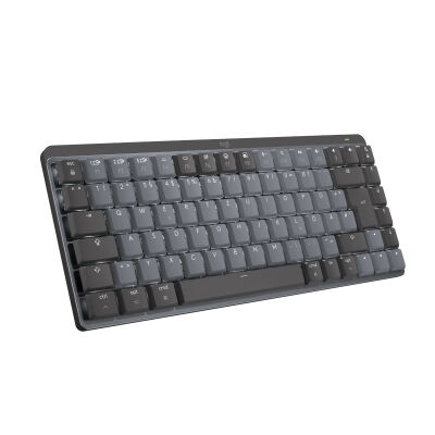 Die leiseste mechanische Tastatur von Logitech / Flüssig und angenehm tippen auf flachen mechanischen Tasten / Minimalistisches Design für bessere Ergonomie / Aufladen über USB-C AUF USB-C