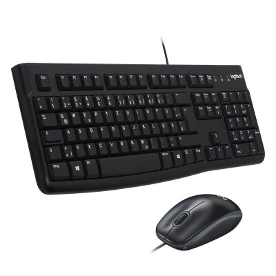 optische Maus mit 1000 dpi / anpassbare Tastaturhöhe / spritzwassergeschütztes Design / Plug&Play