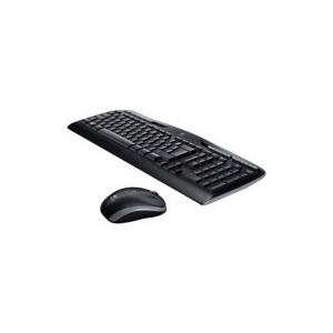 Logitech Wireless Combo MK330 – Tastatur-und-Maus-Set – drahtlos – 2,4 GHz – Französisch – Schwarz (920-003968)