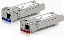 Ubiquiti U Fiber Single-Mode – Blue and Red transceivers pair – SFP+-Transceiver-Modul – 10 Gigabit Ethernet – 10GBASE-BiDi – LC Einzelmodus – 1270 nm / 1330 nm (Packung mit 10) (UF-SM-10G-S-20)