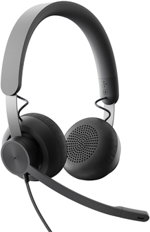 Logitech Zone 750 – Headset – On-Ear – kabelgebunden – aktive Rauschunterdrückung – USB-C