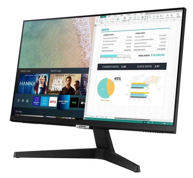 Kurzinfo: Samsung S24AM506NU - M50A Series - LED-Monitor - Smart - 61 cm (24) - 1920 x 1080 Full HD (1080p) @ 60 Hz - IPS - 250 cd/m² - 1000:1 - HDR10 - 14 ms - 2xHDMI - Lautsprecher - Schwarz Gruppe Monitore Hersteller Samsung Hersteller Art. Nr. LS24AM506NUXEN Modell S24AM506NU EAN/UPC 8806092296442 Produktbeschreibung: Samsung S24AM506NU - M50A Series - LED-Monitor - Full HD (1080p) - 61 cm (24) - HDR Gerätetyp LED-hintergrundbeleuchteter LCD-Monitor - 61 cm (24) - Smart Monitor Energie Effizienzklasse Klasse F Leistungsaufnahme im Ein-Zustand 21 W Leistungsmerkmale Wi-Fi