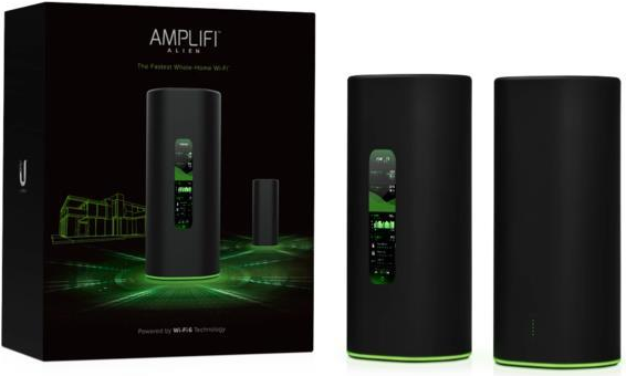 AmpliFi Alien WiFi Kit WLAN-Router Gigabit Ethernet Dual-Band (2,4 GHz/5 GHz) 4G Schwarz – Grün (AFI-ALN-EU)