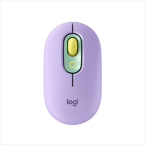 Logitech POP – Maus – anpassbarer Emoji – optisch – 4 Tasten – kabellos – Bluetooth 5.1 LE – Daydream