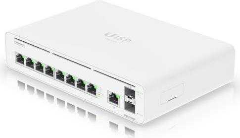 Ubiquiti UISP – Switch – managed – 9 x 10/100/1000 + 2 x 1 Gigabit / 10 Gigabit SFP+ – Desktop, an Rack montierbar (UISP-CONSOLE)