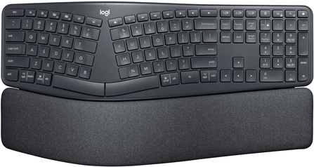 Logitech ERGO K860 Split Keyboard for Business – Tastatur – kabellos – Bluetooth LE – QWERTY – Pan-Nordic – Graphite