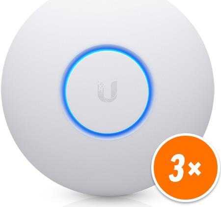 Ubiquiti Unifi nanoHD – Funkbasisstation – 802,11ac Wave 2 – Wi-Fi – Dualband – Gleichstrom (Packung mit 3) (UAP-NANOHD-3) – Sonderposten