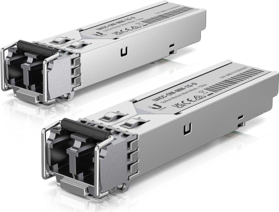 Ubiquiti UACC-OM-MM-1G-D – SFP (Mini-GBIC)-Transceiver-Modul – GigE – LC Single-Modus – 850 nm (Packung mit 20) (UACC-OM-MM-1G-D-20)