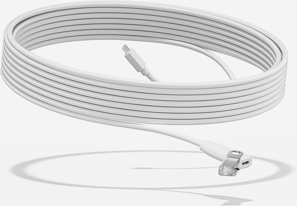 Logitech Rally Mic Pod Extension Cable – Mikrofonverlängerungskabel – 10 m – Plenum