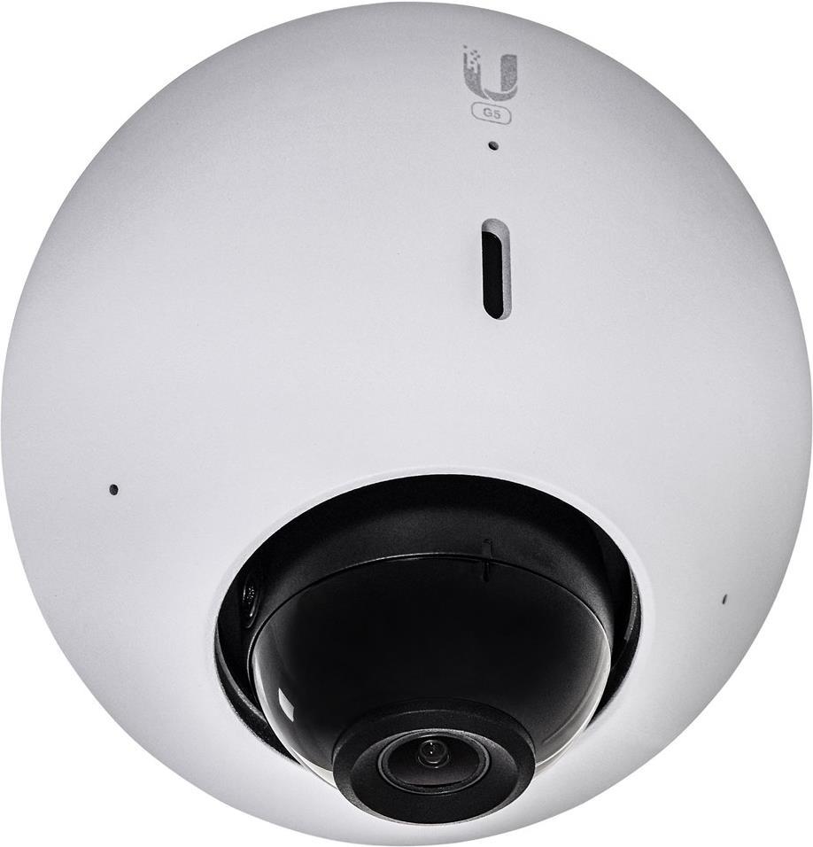 Ubiquiti UniFi Protect G5 – Netzwerk-Überwachungskamera – Kuppel – Vandalismussicher / Wetterbeständig – Farbe (Tag&Nacht) – 5 MP – 2688 x 1512 – 2K – feste Brennweite – Audio – LAN 10/100 – MJPEG, H.264 – PoE (UVC-G5-DOME)