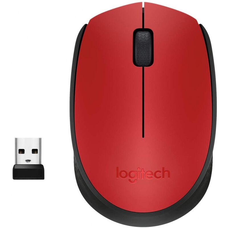 Logitech – Wireless Mouse M171, rot