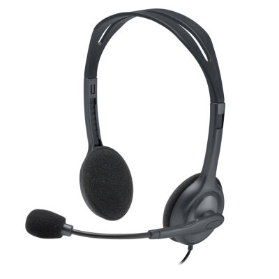 Logitech Stereo Headset H111, kabelgebunden, 3,5mm Stecker, Geräteübergreifendes verwendbares Headset