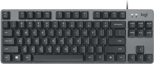 Logitech K835 TKL – Tastatur – USB – Tastenschalter: TTC Blue – Graphit/Schiefergrau