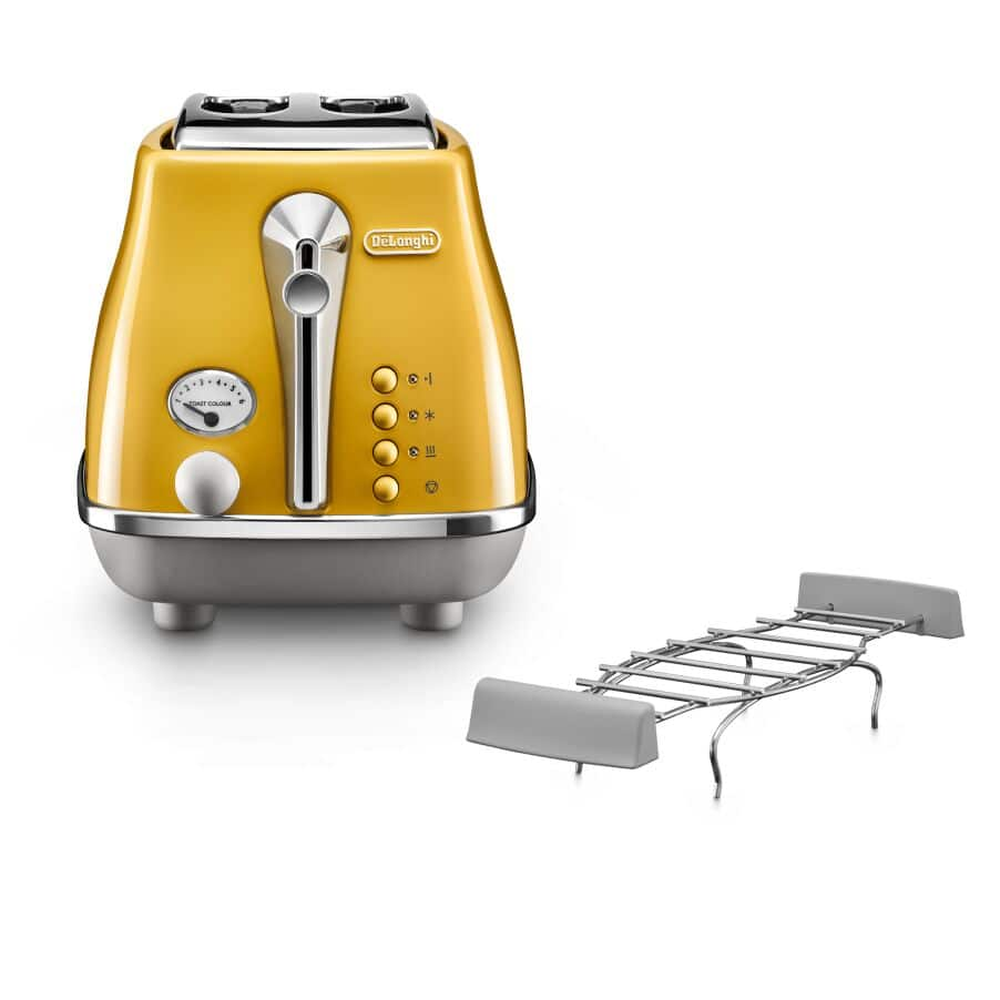 De’Longhi CTOC2103.Y Icona Capitals Toaster | Gelb