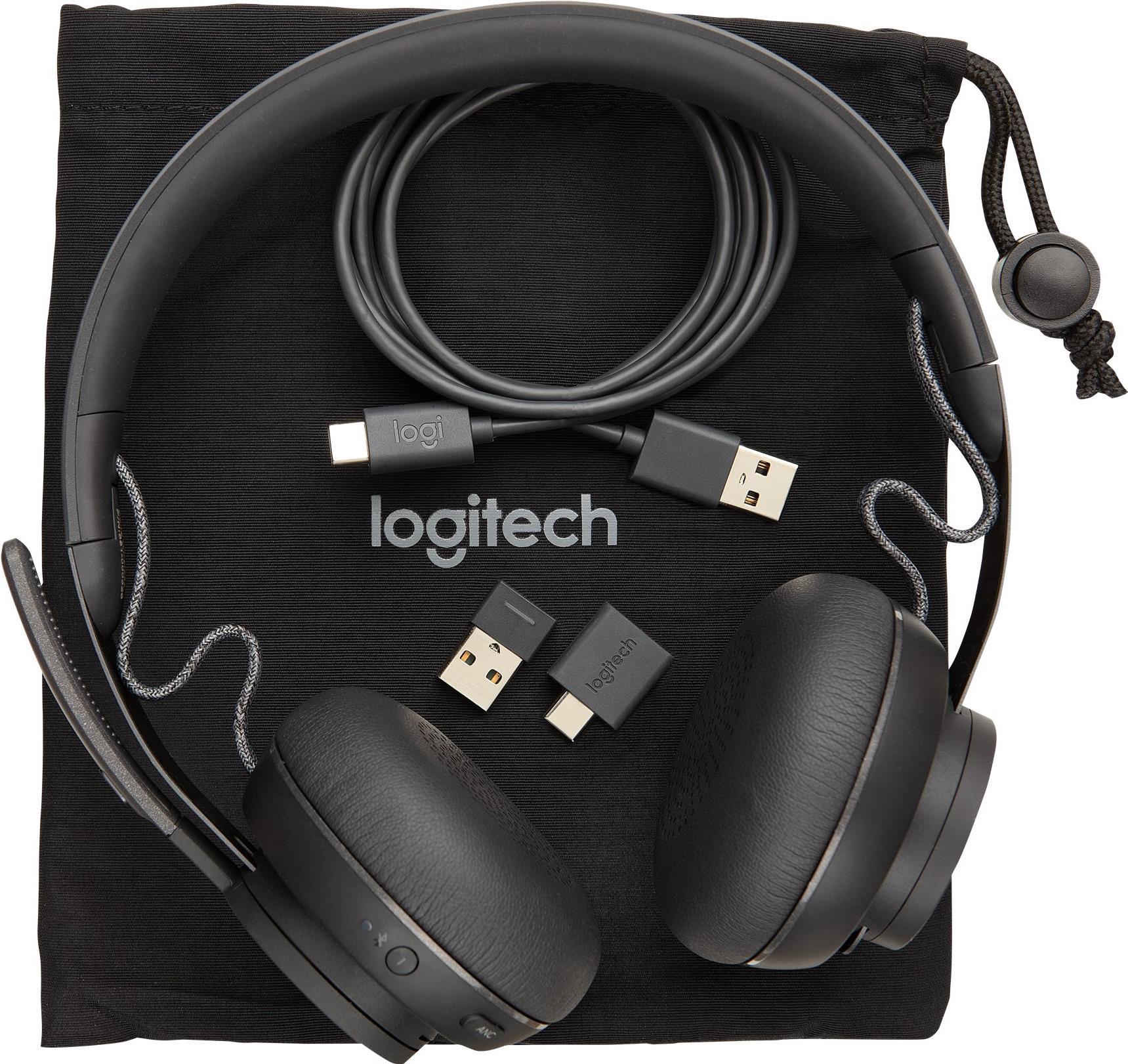 Logitech Zone Wired MSFT Teams – Headset – On-Ear – kabelgebunden – USB-C – Graphite – Zertifiziert für Microsoft Teams