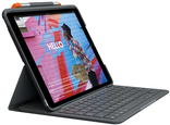 Logitech Slim Folio AZERTY Französisch Graphit Bluetooth (920-009475)