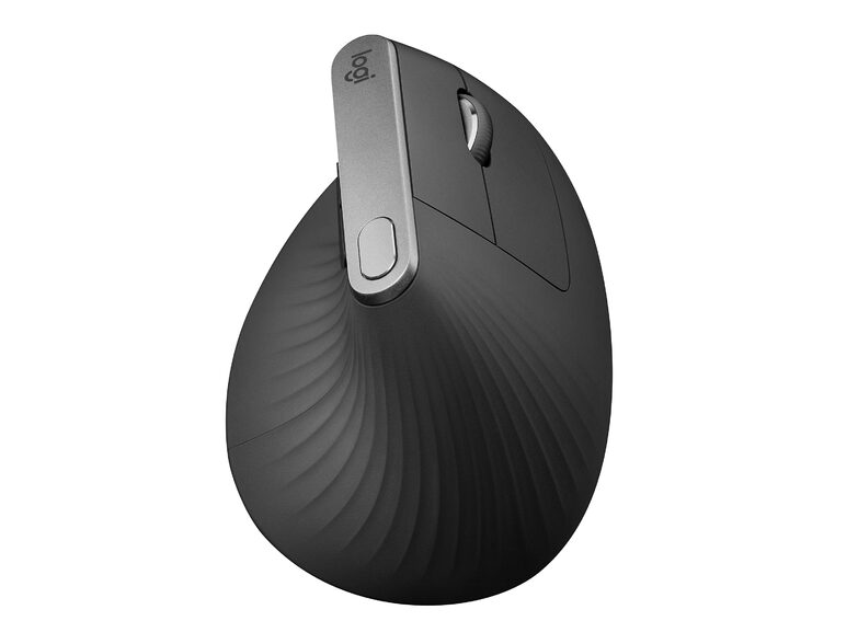 Logitech MX Vertical, kabellose Maus, 4-Tasten, graphit