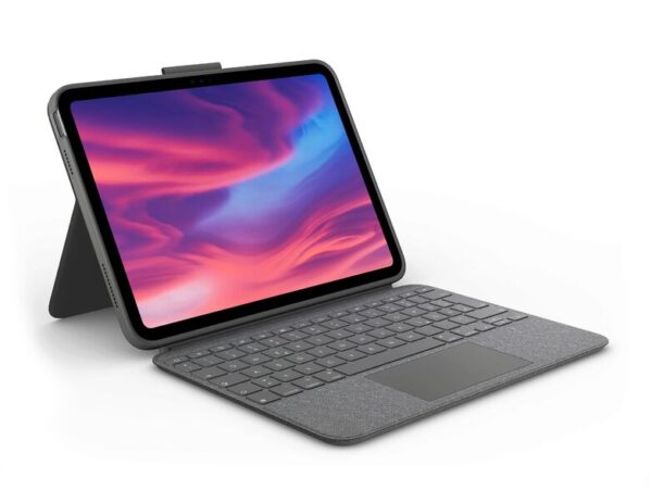 Entfessle deine Kreativität mit dem Logitech Combo TouchCombo Touch Tastatur-Case für iPad (10. Generation).Eingebautes hochpräzises Trackpad für absolute Kontrolle und Präzision.Vier verschiedene Verwendungsmodi: Tippen