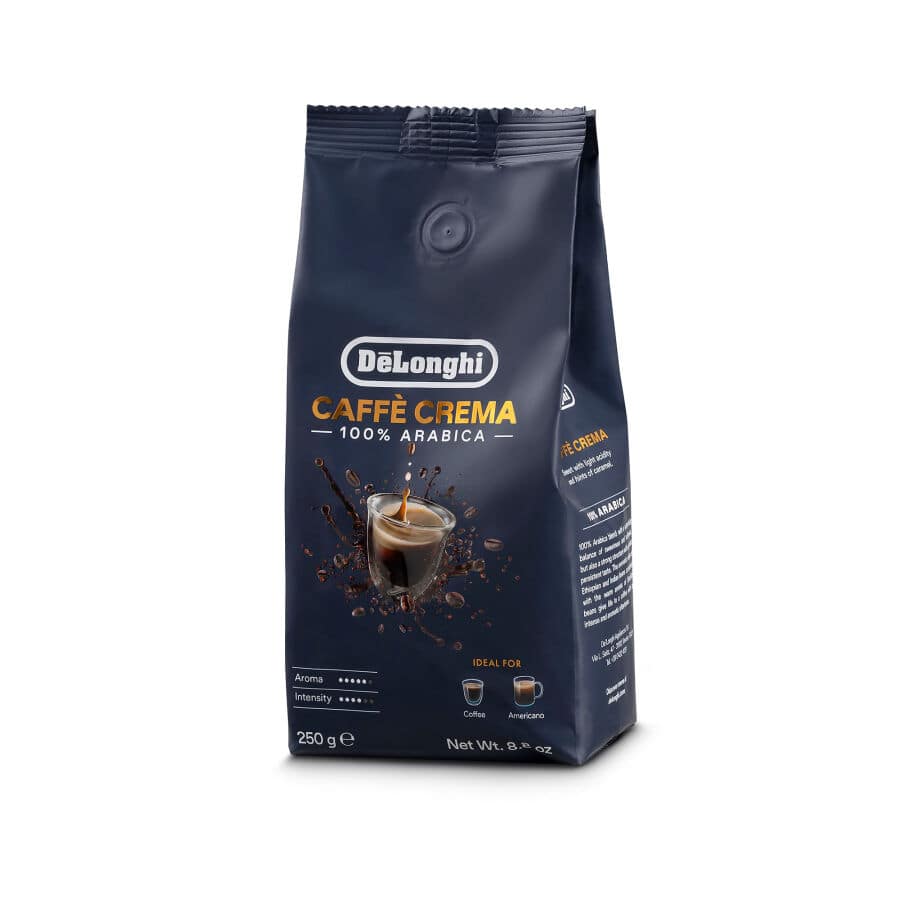 De’Longhi DLSC602 Caffè Crema Kaffeebohnen 100% Arabica 250g | Blau