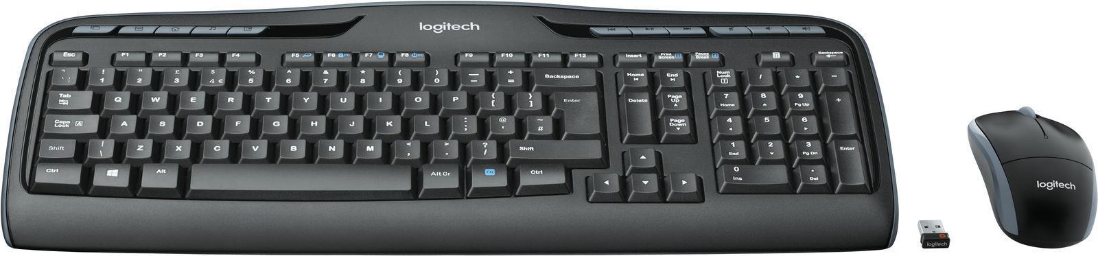 Logitech Wireless Combo MK330 – Tastatur-und-Maus-Set – drahtlos – 2.4 GHz – Deutsch