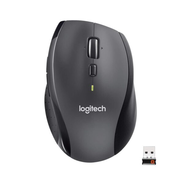 Produktbeschreibung: Logitech Marathon M705 - kabellose Maus - für Notebook/Computer - mit 3 Jahren Batterielebensdauer Gerätetyp Maus Anschlusstechnik Drahtlos - 2.4 GHz Ausrichtung Für Rechtshänder Kabelloser Empfänger Kabelloser Empfänger (USB) Movement Detection Technologie Laser Leistungsmerkmale Scrolling - Rad Batterie 2 x AA-Typ Erforderliches Betriebssystem Apple MacOS X 10.4 oder höher