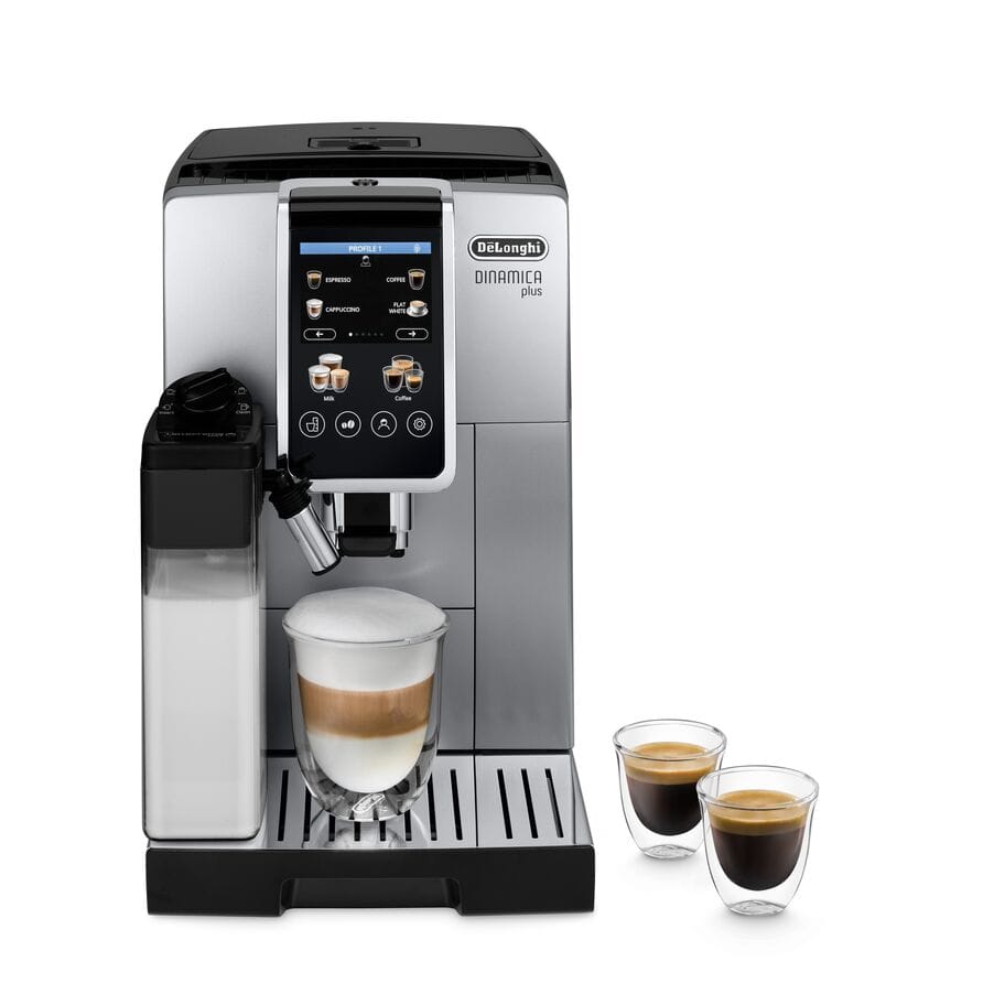 De’Longhi Dinamica Plus Kaffeevollautomat ECAM380.85.SB | SilberSchwarz