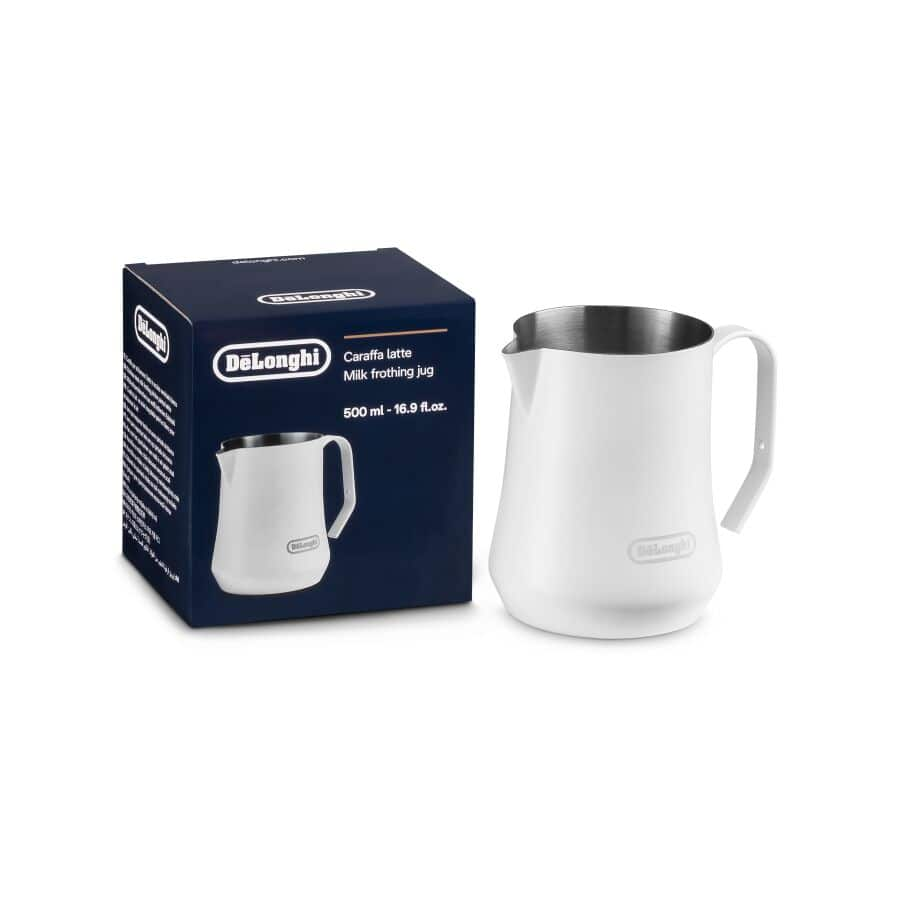 De’Longhi DLSC081 Milchaufschäumkännchen 500ml Weiß | Weiss