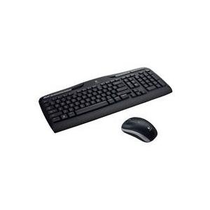 Logitech Wireless Combo MK330 – Tastatur-und-Maus-Set – drahtlos – 2,4 GHz – US International / EER – Schwarz (920-003999)