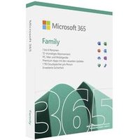 Microsoft 365 Family Box Windows, Mac, Android, iOS Office-Paket