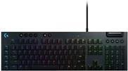 Logitech Gaming G815 Lightsync – Tastatur – Hintergrundbeleuchtung – USB – Deutsch – Schlüsselschalter: GL Clicky – Schwarz