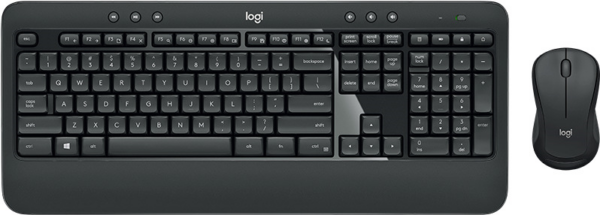 Kurzinfo: Logitech MK540 Advanced - Tastatur-und-Maus-Set - kabellos - 2.4 GHz - German QWERTZ Gruppe Tastaturen Hersteller Logitech Hersteller Art. Nr. 920-008675 Modell MK540 Advanced EAN/UPC 5099206077379 Produktbeschreibung: Logitech MK540 Advanced - Tastatur-und-Maus-Set - German QWERTZ Gerätetyp Tastatur-und-Maus-Set - kabellos Schnittstelle 2.4 GHz Kabelloser Empfänger Kabelloser Empfänger (USB) Eingabegerät Tastatur Layout German QWERTZ Numerische Tastatur Ja Zeigegerät Maus - kabellos - optisch - rechts- und linkshändig Anzahl Tasten 3 Ausführliche Details Allgemein Gerätetyp Tastatur-und-Maus-Set - kabellos Schnittstelle 2.4 GHz Max. Betriebsabstand Bis zu 10 m Kabelloser Empfänger Kabelloser Empfänger (USB) Abmessungen (B x T x H)/Gewicht Tastatur: 45.73 cm x 19.35 cm x 2.4 cm / 805 g Maus: 6.18 cm x 11.15 cm x 3.92 cm / 73.5 g Eingabegerät Typ Tastatur Layout German QWERTZ Einstellbare Höhe Ja Handauflage Ja Besonderheiten Nummernblock Zeigegerät Typ Maus Zeigegerätname Kabellos