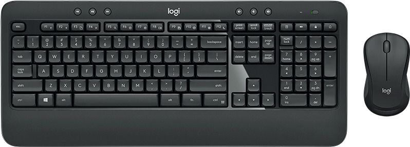 Logitech MK540 Advanced – Tastatur-und-Maus-Set – kabellos – 2.4 GHz – German QWERTZ