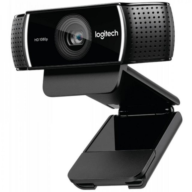 Logitech Logitech C922 PRO Webcam mit Stativ, Full-HD 1080p, 78° Sichtfeld, Aut Webcam